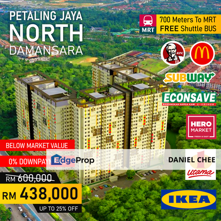 New Completed Service Apartment Residence at Damansara Petaling Jaya, Selangor, Damansara Damai