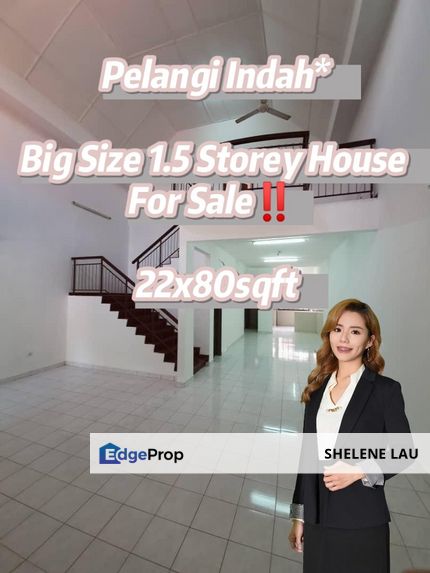 Pelangi indah ayu one and half storey for sale, near ciq edl desa tebrau mount austin eco palladium jp perdana setia indah dato onn taman daya, Johor, Ulu Tiram