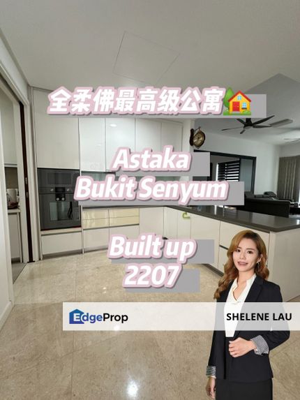 ‼️Exclusive Astaka @ Bukit Senyum - 3bed / Full Furnish / For Sale 2.5m nego, Johor, Johor Bahru
