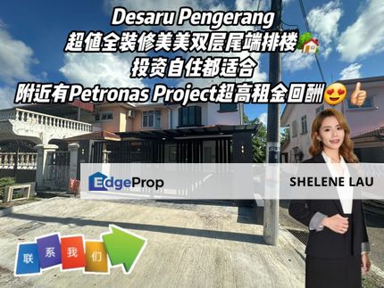 Pengerang Desaru Double Storey Endlot For SALE, Johor, Kota Tinggi