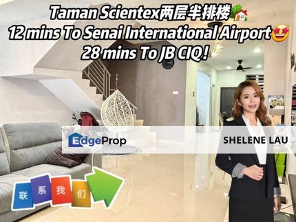 Taman Scientex Senai 2.5 Storey Terrace For SALE, Johor, Senai