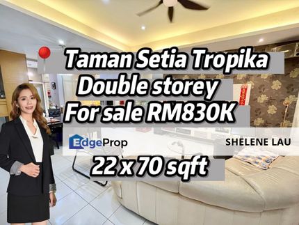 Setia tropika double storey for sale, near CIQ impian emas, Kempas Indah, Skudai, Bandar Dato Onn, Adda Height, Eco Spring, Eco Summer, Setia Indah, Johor, Johor Bahru