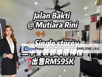 Mutiara rini single storey for sale, near tuas ciq bukit indah sutera eco botanic horizon hills nusa idaman nusa bestari tun aminah tampoi, Johor, Skudai
