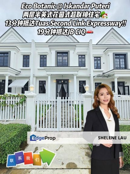 Eco Botanic 2.5 Storey Garden Superlink House For Sale, Johor, Nusajaya