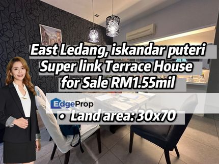 East ledang superlink terrace for sale, near tuas horizon hills eco botanic bukit indah nusa idaman nusa bestari tun aminah sutera medini, Johor, Nusajaya