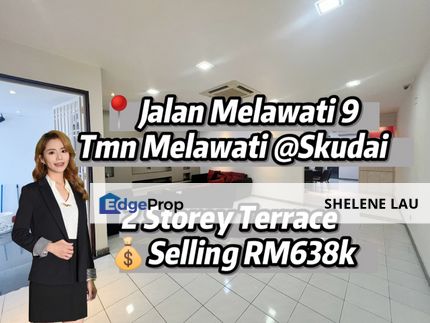 Melawati skudai double storey for sale, near tuas ciq bukit indah eco botanic nusa idaman nusa bestari tun aminah skudai tampoi, Johor, Skudai