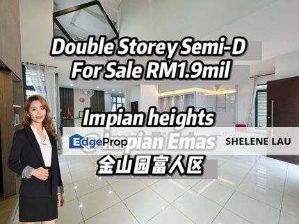 Impian heights semi d for sale, near CIQ Setia Tropika, Kempas Indah, Skudai, Bandar Dato Onn, Adda Heights, Eco Spring, Eco Summer, Setia Indah, Moun, Johor, Skudai