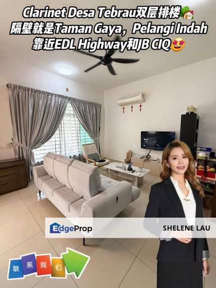 Desa Tebrau Double Storey Terrace For SALE, Johor, Johor Bahru