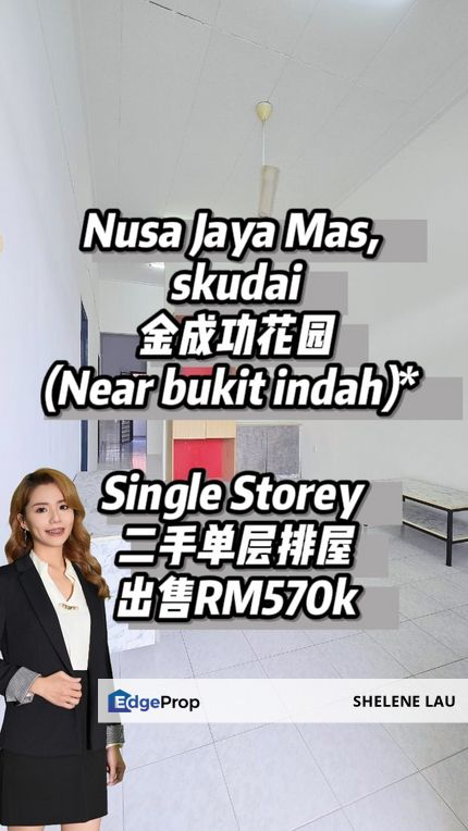 Jaya mas single storey for sale, near tuas tun aminah skudai sutera utama skudai selesa jaya nusa bestari nusa jaya mas horizon hills mutiara rini, Johor, Skudai