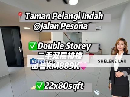 Pelangi indah double storey for sale, near gaya ulu tiram ciq edl puteri wangsa mount austin desa cemerlang johor jaya setia indah, Johor, Ulu Tiram