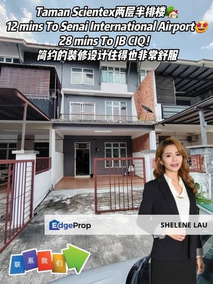 Taman Scientex 2.5 Storey Terrace For SALE, Johor, Senai