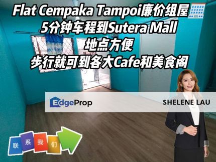 Tampoi Low Cost Flat For SALE, Johor, Johor Bahru