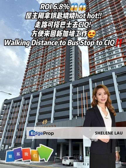 One 49 Residence Apartment For SALE, Johor, Johor Bahru
