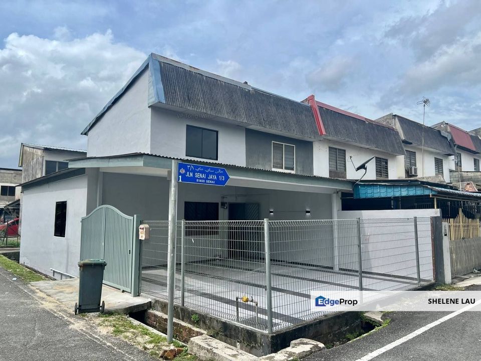 Taman Senai Jaya Double Storey Low Cost Endlot With Extra 6ft Land For Sale, Johor, Senai