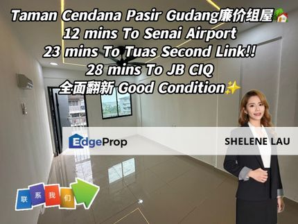 Pasir Gudang Low Cost Flat For SALE, Kota Masai Taman Scientex Seri Alam Bukit Dahlia, Johor, Pasir Gudang