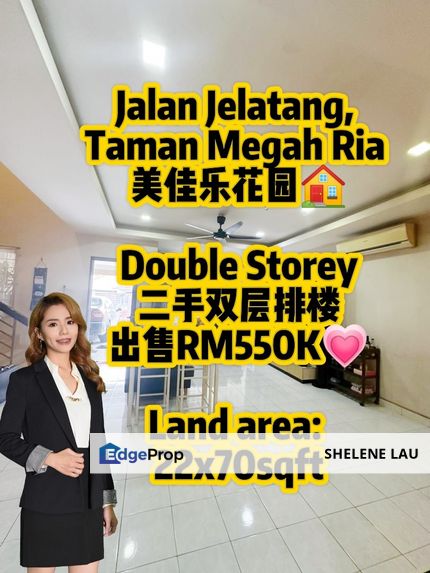 Megah ria double storey for sale, near ciq edl jb town sentosa permas rinting pelangi mount austin midvalley, Johor, Masai