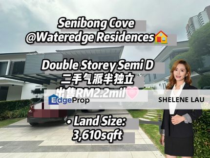 Senibong cove double storey semi d for sale, near ciq jb town edl midvalley permas rinting seri alam mount austin desa tebrau, Johor, Masai