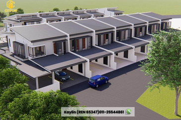 Large unit of Double Storey Corner Houses at Oakland Garden, Stephen Yong open for booking