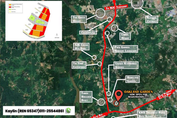 Large unit of Double Storey Corner Houses at Oakland Garden, Stephen Yong open for booking