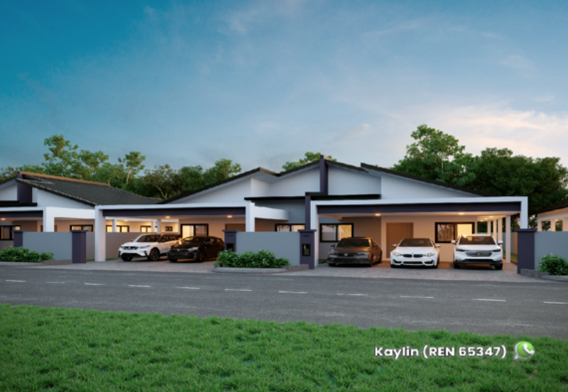 Single Storey Semi-Detached landed house at Blossom Garden 17th Mile Kuching-Serian Road, Siburan open for booking