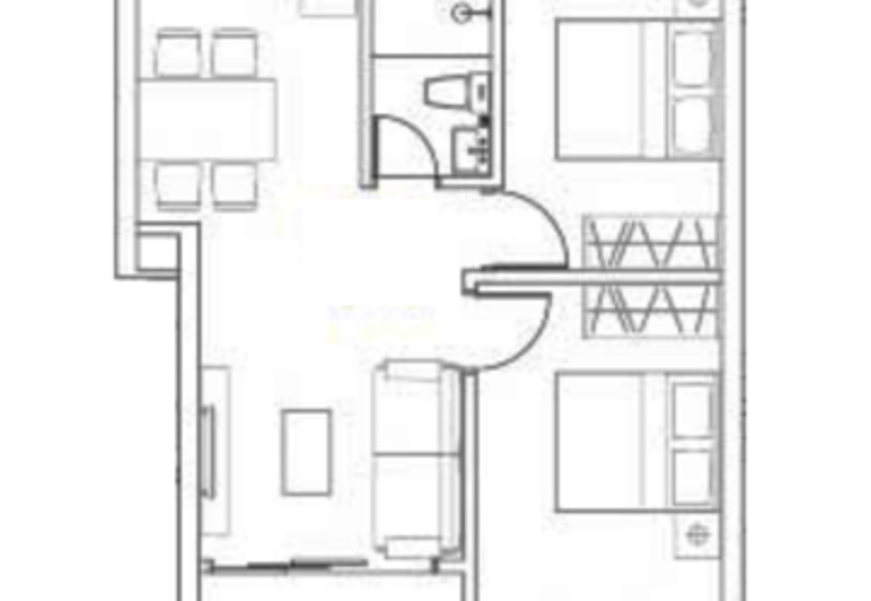 Tropics City, 2 bedrooms unit at high floor at prime location for sale