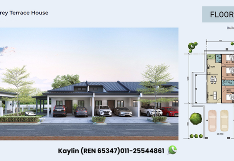 Landeh Delight - Single Storey Terrace Corner at Landeh Padawan for sale