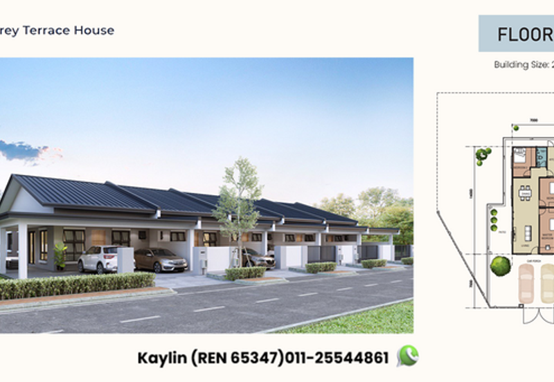 Landeh Delight - Single Storey Terrace Corner at Landeh Padawan for sale