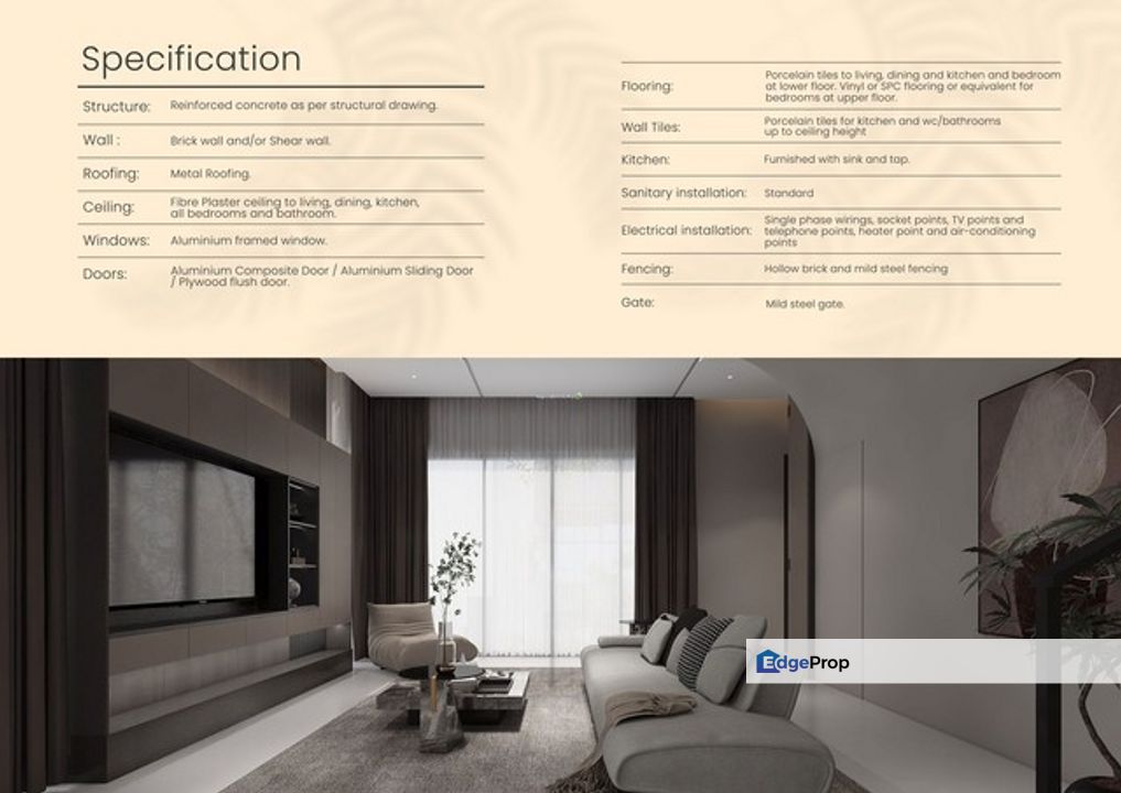 Double Storey Terrace house at Muara Tuang (8th Mile Kuching) open for booking, , 