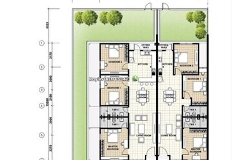 Single Storey Terrace Corner at Matang Vista open for booking