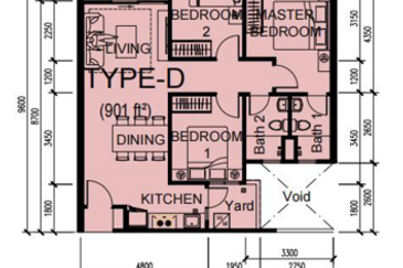 3 bedrooms at Docklands Batu Kawa open for booking