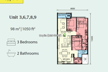 3 bedrooms unit at Spring Field Residence at Seng Goon open for booking