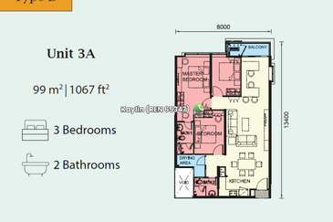 3 bedrooms unit at Spring Field Residence at Seng Goon open for booking