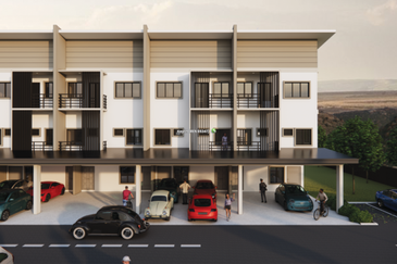 D'everglades townhouse at Stutong prime area open for booking