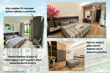 3 bedrooms at Stampin Tengah Lot 16 open for booking