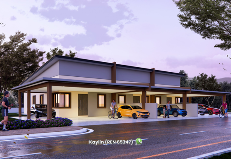 Single Storey Terrace/ Semi-Detached at Hyde Park, Matang - Sungai Tengah open for Booking