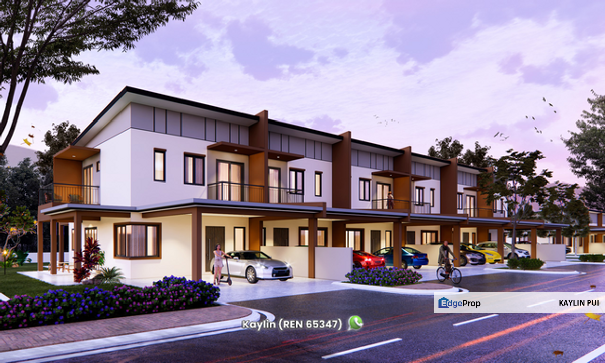 Double Storey Terrace at Hyde Park, Matang - Sungai Tengah open for Booking, Sarawak, Kuching