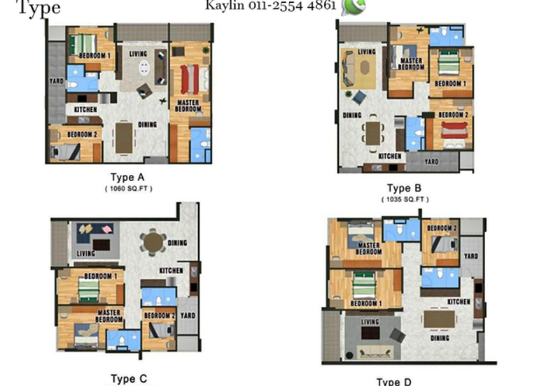 3 bedrooms at Aurora Square Sri Pertiwi, Moyan Kuching for Sale!