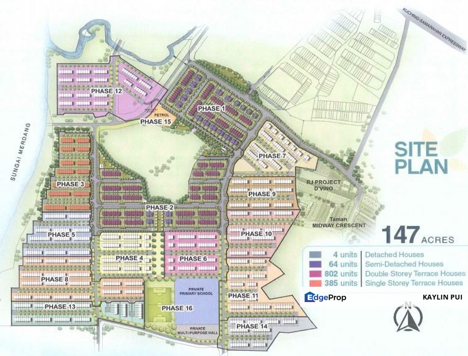 City Garden Phase 11 Double Storey Terrace open for booking, Sarawak, Kota Samarahan