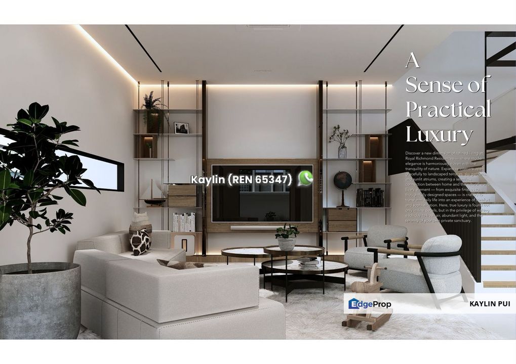 Green Heights Premium Gated & Guarded 3.5 Storey Semi-Detached Homes open for booking (Royal Richmond Residences), Sarawak, Kuching