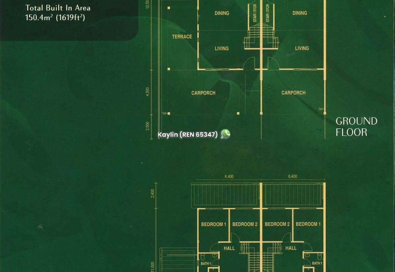 Double Storey Terrace at Greenery Heights Phase 3 & 4 Moyan Hilly Land for booking