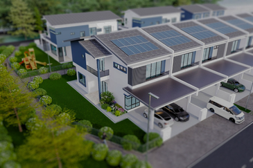 Double Storey Detached house at Serene Sakura at Jalan Camar Matang