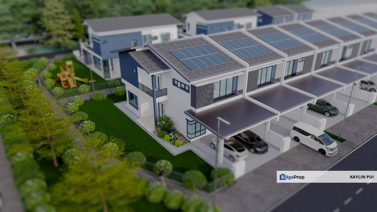 Double Storey Detached house at Serene Sakura at Jalan Camar Matang, Sarawak, Kuching