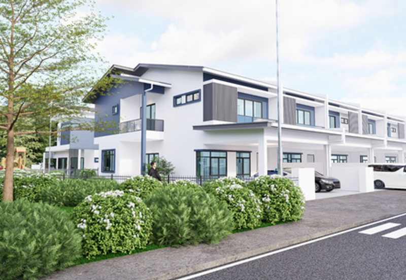 Double Storey Detached house at Serene Sakura at Jalan Camar Matang