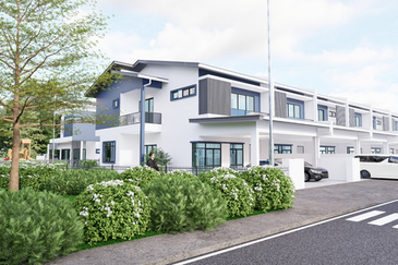 Double Storey Detached house at Serene Sakura at Jalan Camar Matang