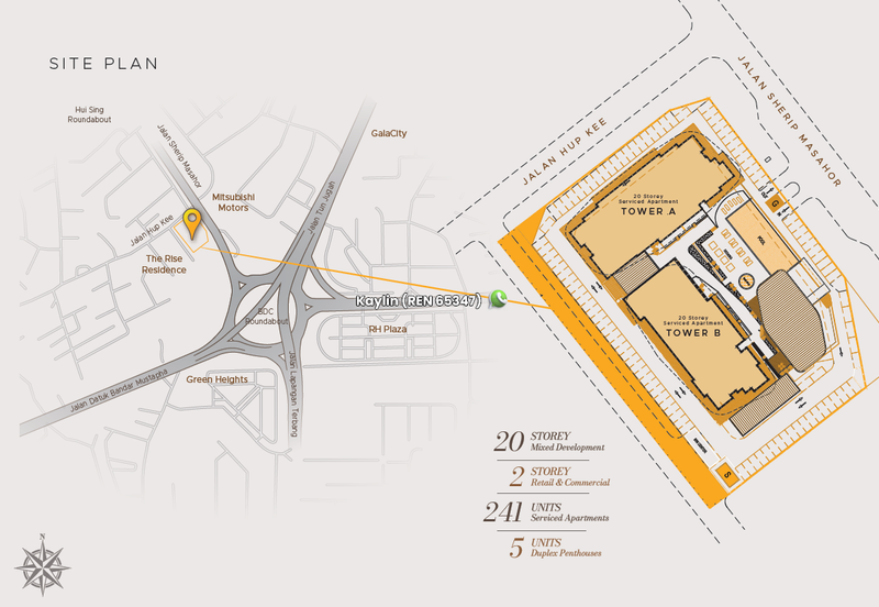 The Rise Residence Highest Floor 2 bedrooms for sale