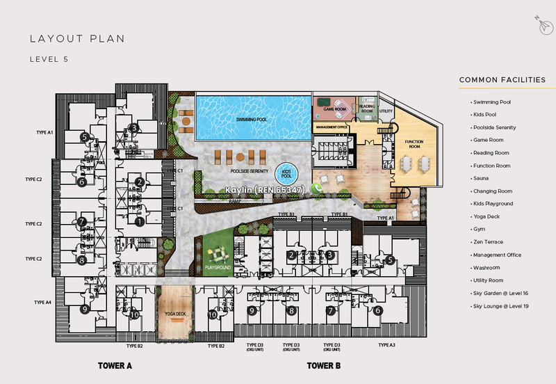 The Rise Residence Highest Floor 2 bedrooms for sale