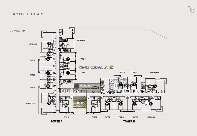 The Rise Residence Highest Floor 2 bedrooms for sale