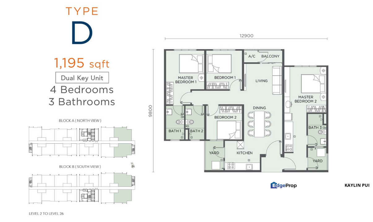 4 Bedrooms at Aster Court @ Arden City open for booking, Sarawak, Kota Samarahan