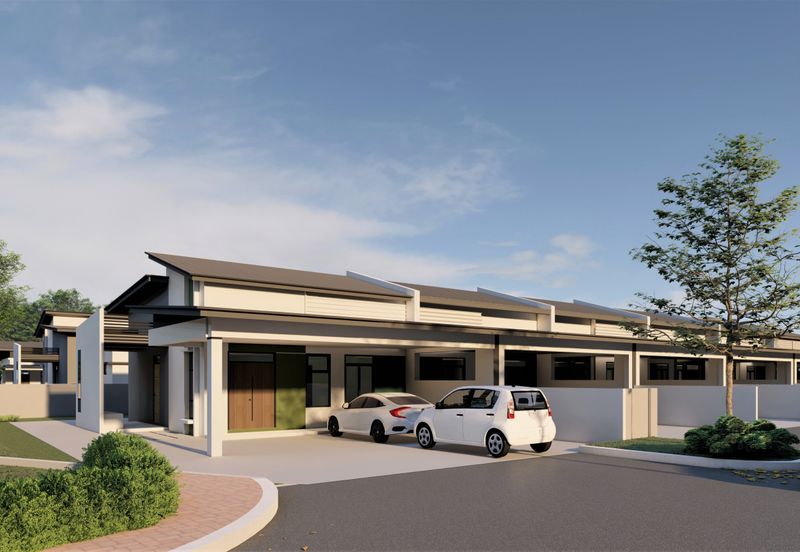 Single Storey Terrace Corner at Matang 8th Mile Casa Harmoni for sale