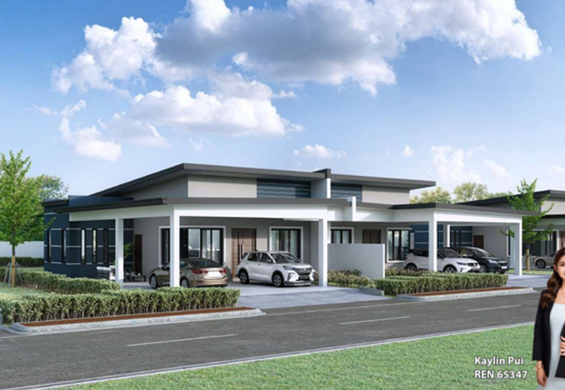 Freehold Single Storey Semi-Detached at Taman Punan, Muara Tuang open for sale